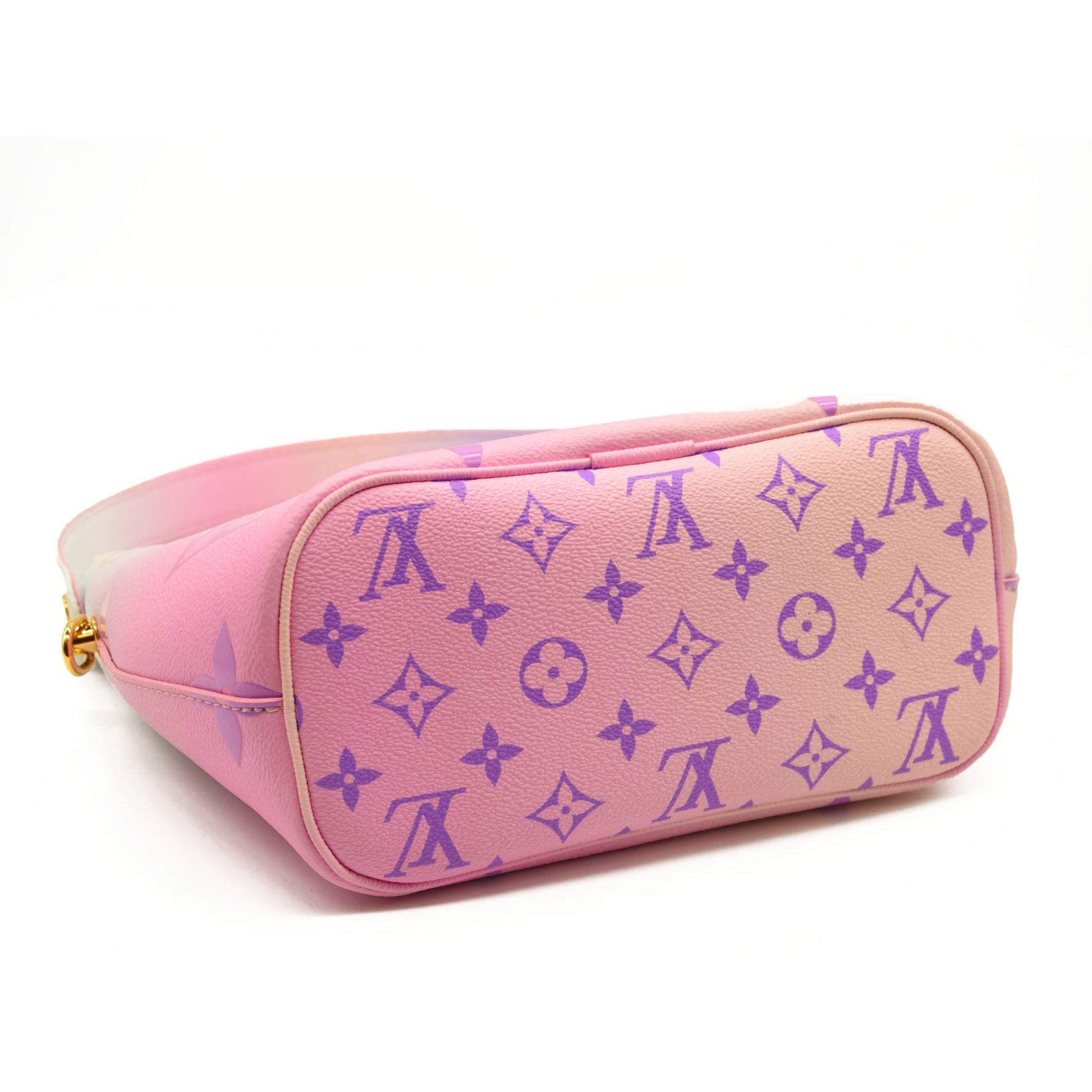 LOUIS VUITTON Monogram Giant Spring In The City Marshmallow Hobo PM Sunrise Pastel