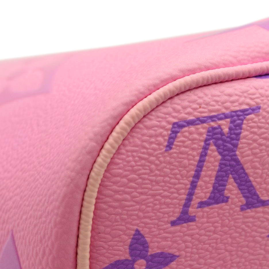 LOUIS VUITTON Monogram Giant Spring In The City Marshmallow Hobo PM Sunrise Pastel