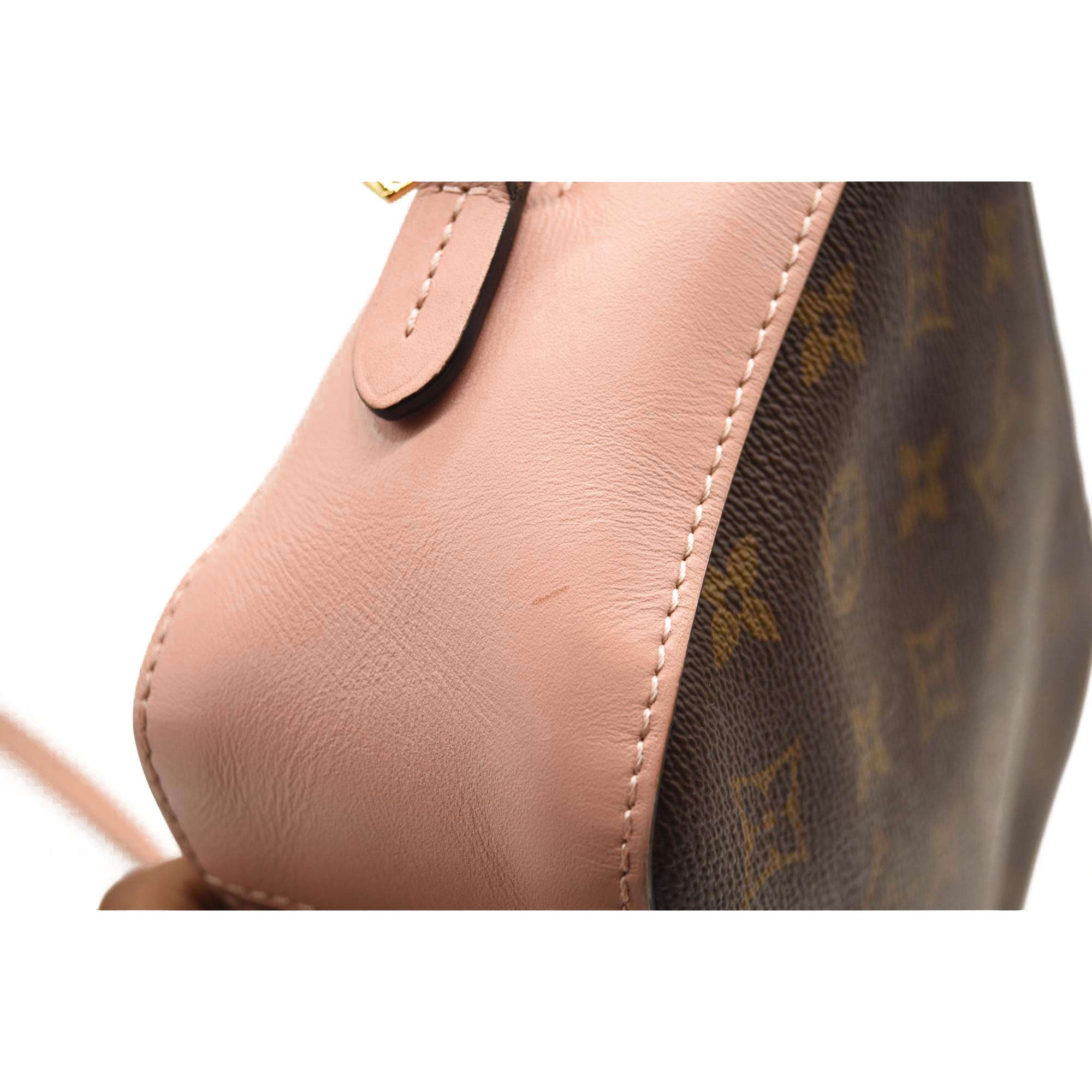 USED Louis Vuitton Saintonge Pink Monogram Canvas Cross Body Bag