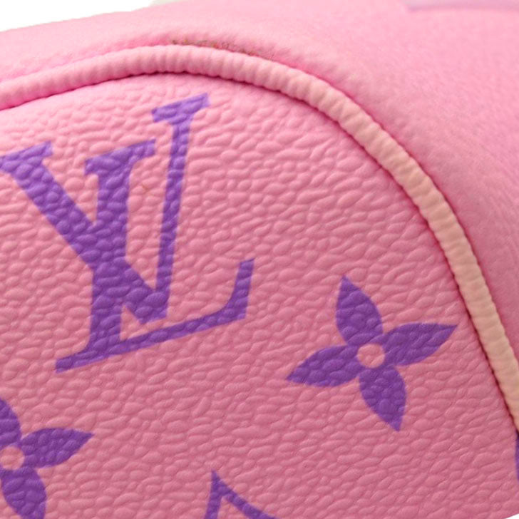 LOUIS VUITTON Monogram Giant Spring In The City Marshmallow Hobo PM Sunrise Pastel