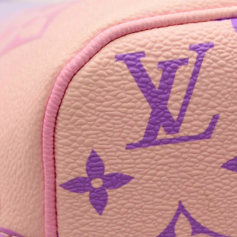 LOUIS VUITTON Monogram Giant Spring In The City Marshmallow Hobo PM Sunrise Pastel