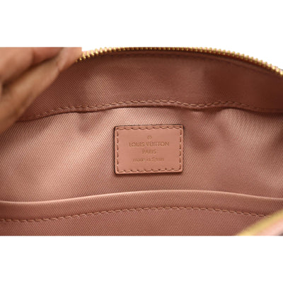 USED Louis Vuitton Saintonge Pink Monogram Canvas Cross Body Bag