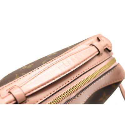 USED Louis Vuitton Saintonge Pink Monogram Canvas Cross Body Bag
