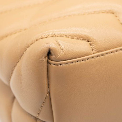 Saint Laurent Small Beige Loulou Shoulder Bag YSL Monogram