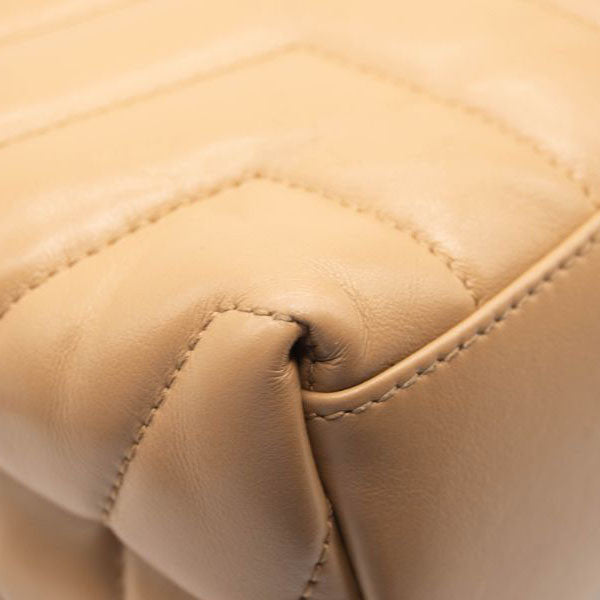 Saint Laurent Small Beige Loulou Shoulder Bag YSL Monogram