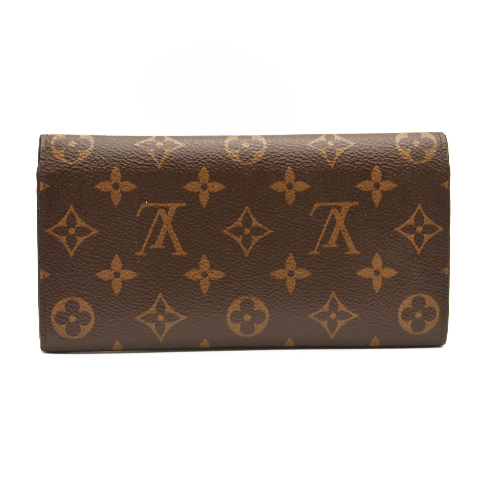 USED LOUIS VUITTON Monogram Emilie Wallet Rose Ballerine