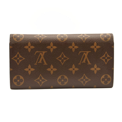 USED LOUIS VUITTON Monogram Emilie Wallet Rose Ballerine