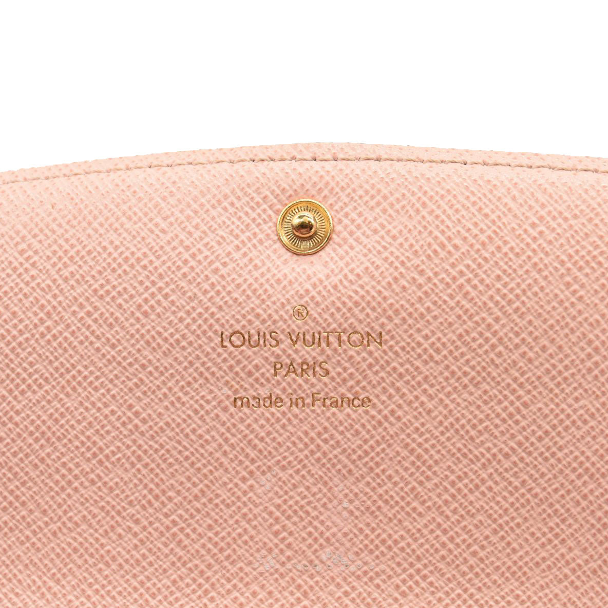 LOUIS VUITTON Monogram Emilie Wallet Rose Ballerine