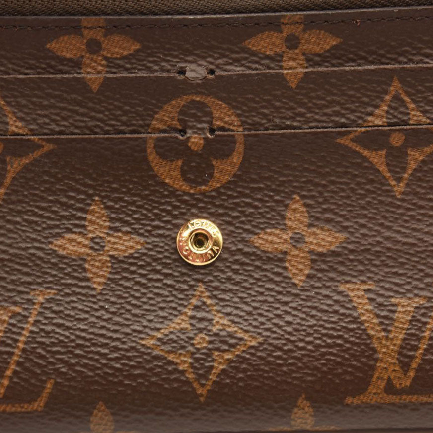 LOUIS VUITTON Monogram Emilie Wallet Rose Ballerine