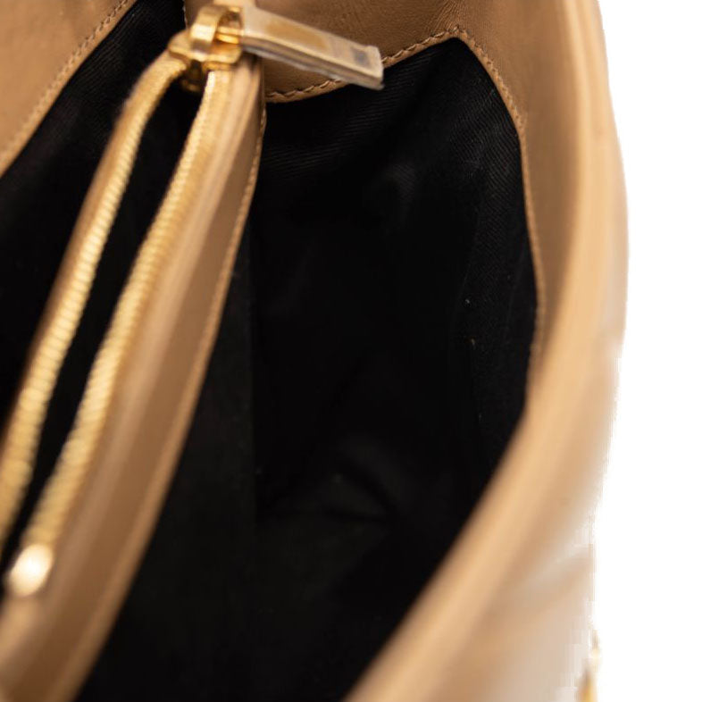 Saint Laurent Small Beige Loulou Shoulder Bag YSL Monogram