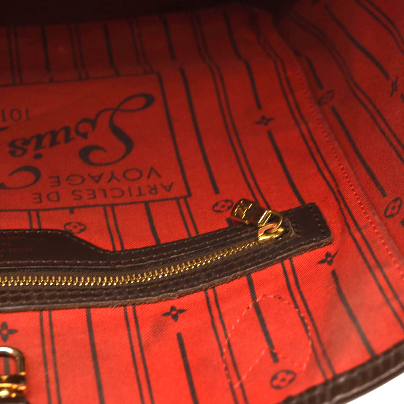 USED LOUIS VUITTON Damier Ebene Neo Neverfull MM