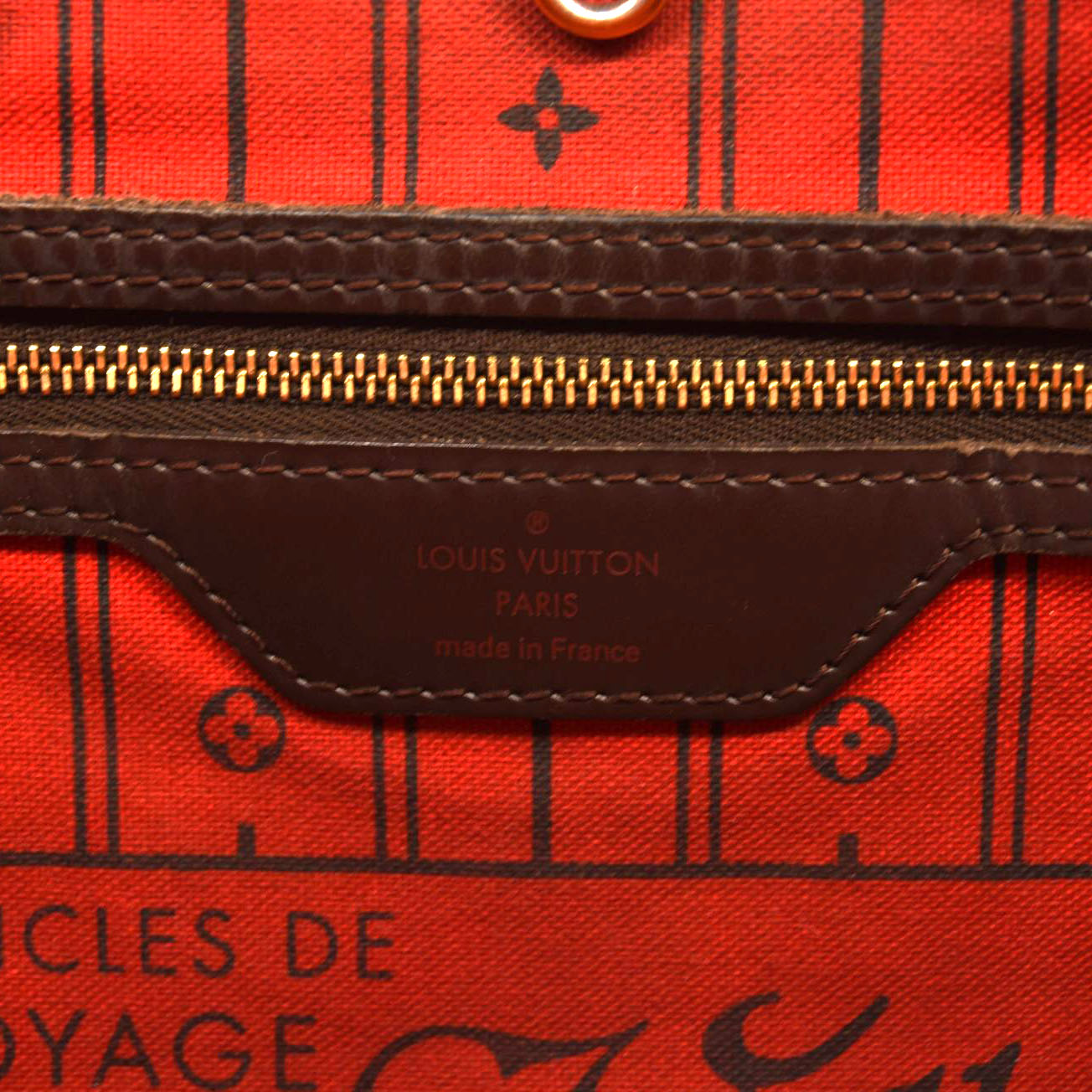 USED LOUIS VUITTON Damier Ebene Neo Neverfull MM