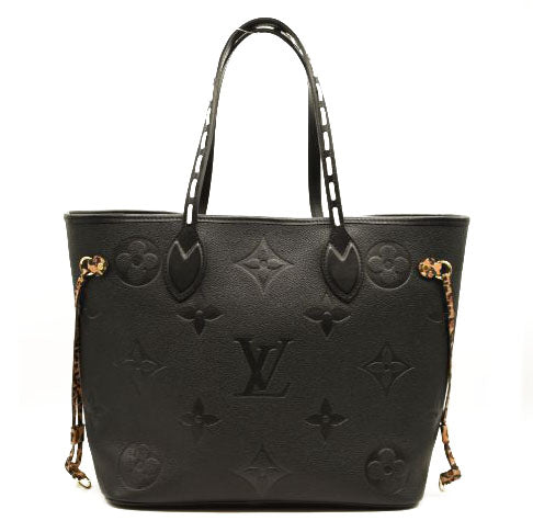 LOUIS VUITTON Empreinte Monogram Giant Wild at Heart Neverfull MM Black