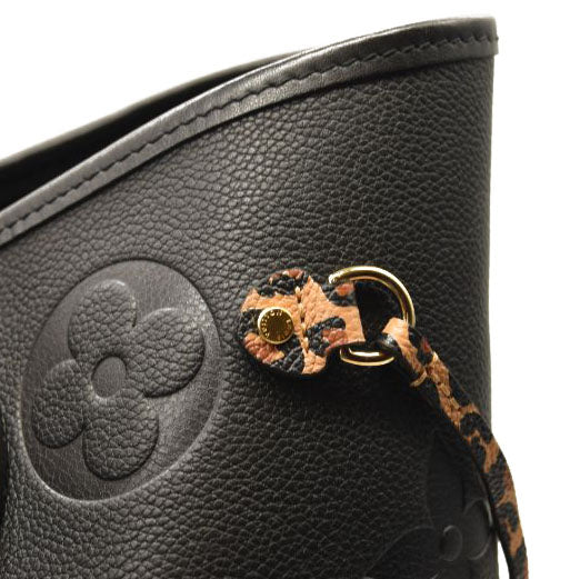 LOUIS VUITTON Empreinte Monogram Giant Wild at Heart Neverfull MM Black