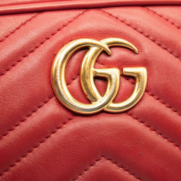 Gucci Soho Chain Backpack Hibiscus Red *BRAND NEW And Authentic