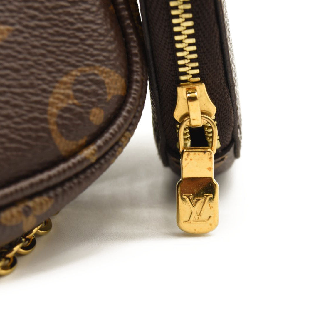 LOUIS VUITTON MONOGRAM MULTI POCHETTE ACCESSORIES ROSE CLAIR