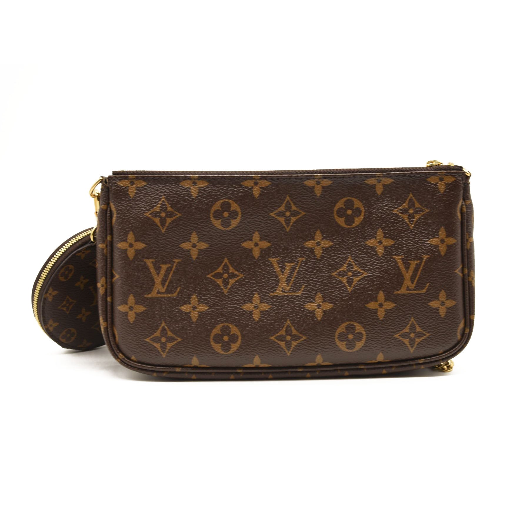 LOUIS VUITTON MONOGRAM MULTI POCHETTE ACCESSORIES ROSE CLAIR