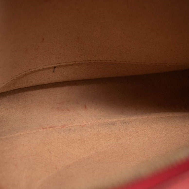 Gucci Calfskin Matelasse Small GG Marmont Chain Shoulder Bag Hibiscus Red