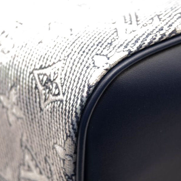 NEW Louis Vuitton Monoglam Neverfull MM Blue Tote