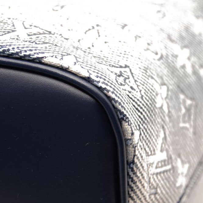 NEW Louis Vuitton Monoglam Neverfull MM Blue Tote