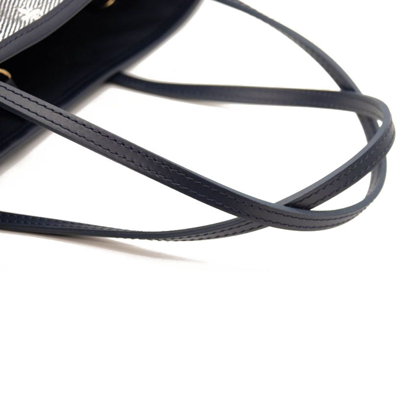 NEW Louis Vuitton Monoglam Neverfull MM Blue Tote