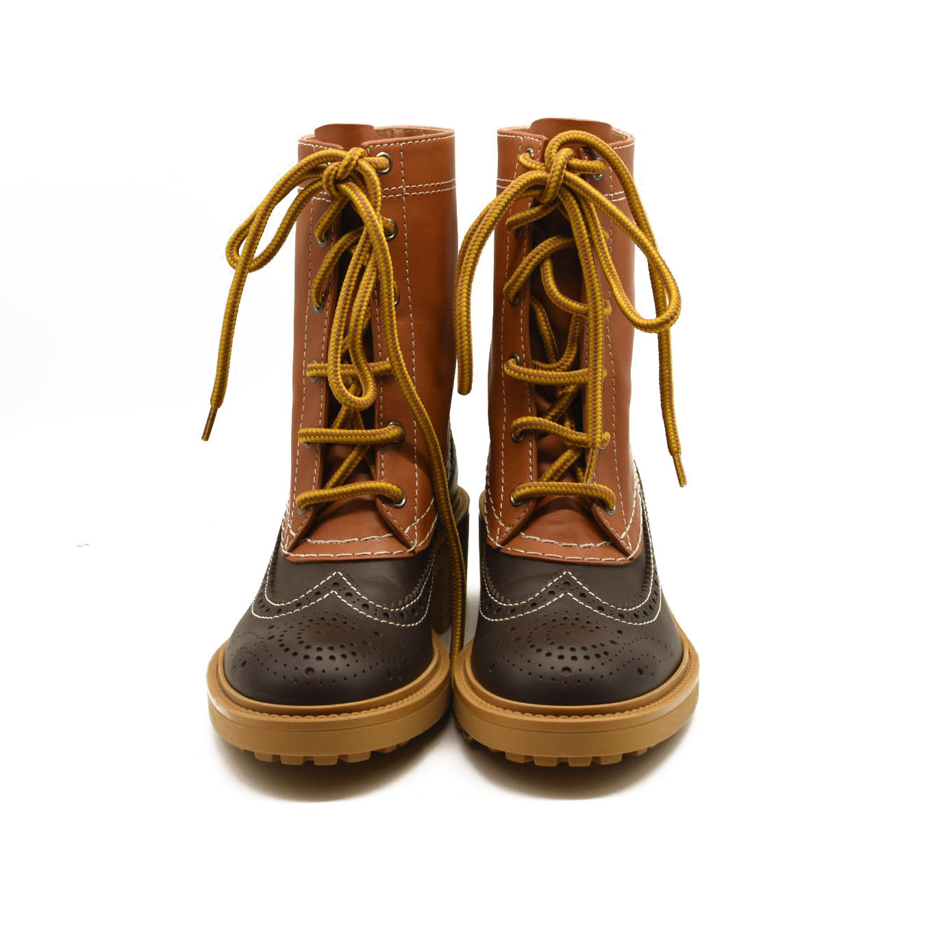 NEW Chloe Franne Bicolour Ankle Boot EU 38