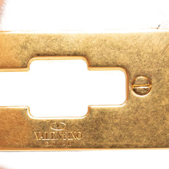 NEW Valentino Roman Stud Transparent Shoulder Bag Pink