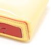 NEW Christian Louboutin Nano Cabata East/West Leather Tote Yellow