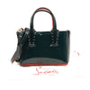 NEW Christian Louboutin Nano Cabata East/West Leather Tote Green