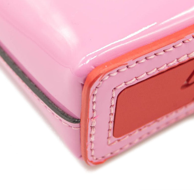 NEW Christian Louboutin Nano Cabata East/West Leather Tote Pink