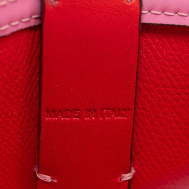 NEW Christian Louboutin Nano Cabata East/West Leather Tote Pink