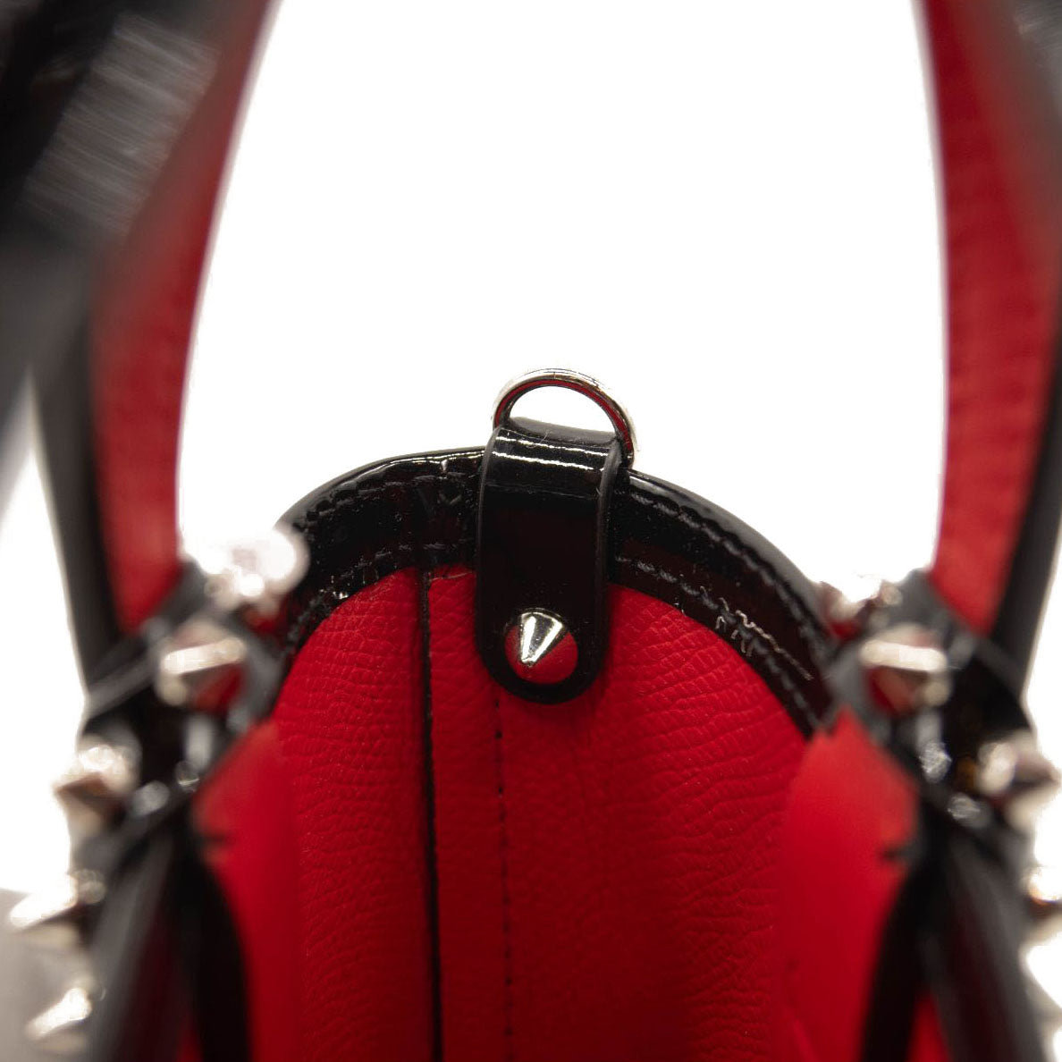 NEW Christian Louboutin Nano Cabata East/West Leather Tote Black