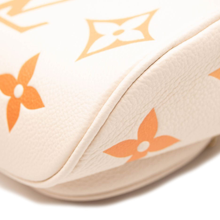 NEW Louis Vuitton Mini Bumbag Leather Natural Giant Embossed