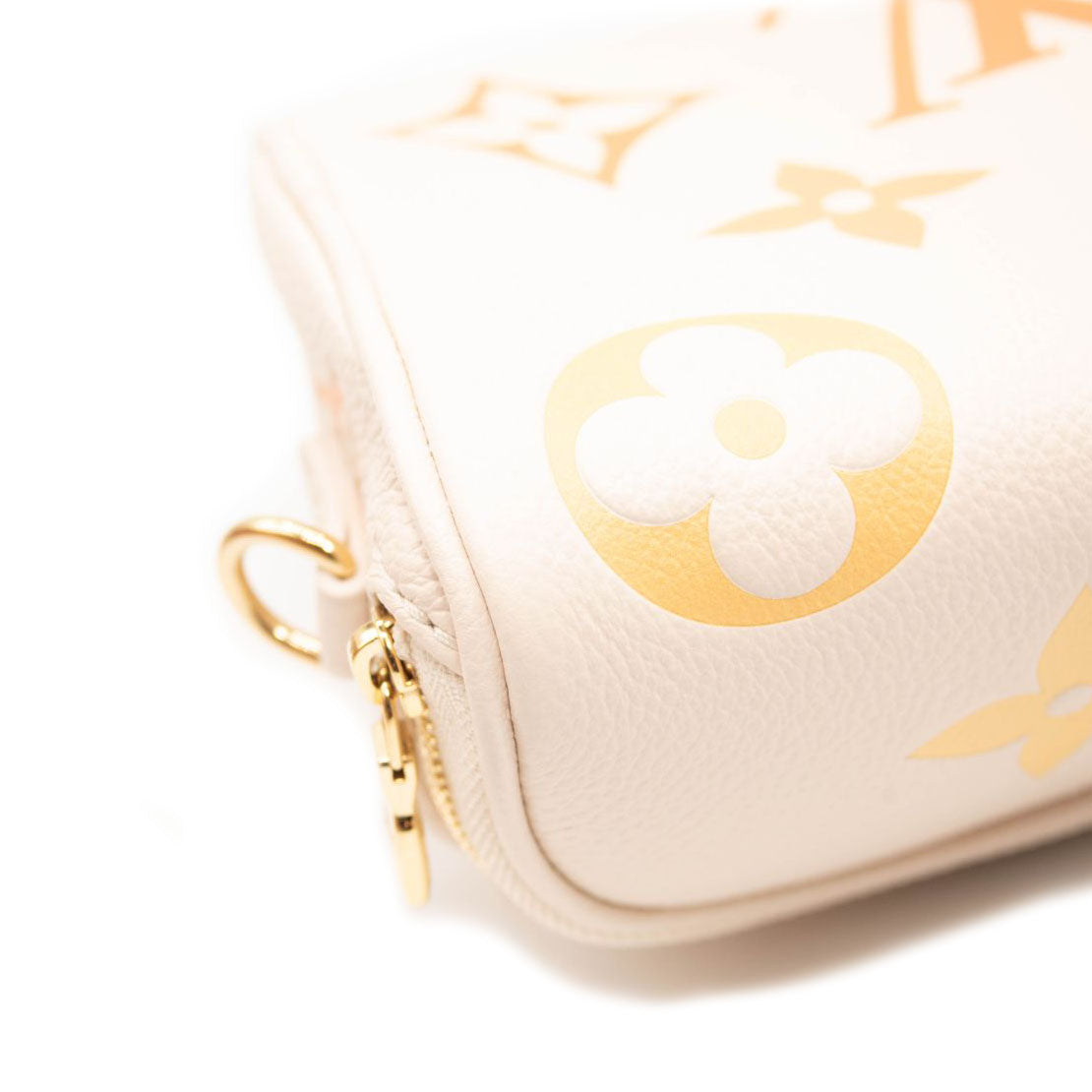 NEW Louis Vuitton Mini Bumbag Leather Natural Giant Embossed