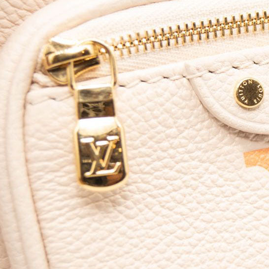 NEW Louis Vuitton Mini Bumbag Leather Natural Giant Embossed