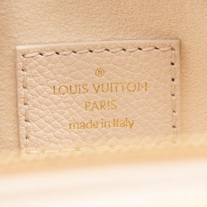 NEW Louis Vuitton Mini Bumbag Leather Natural Giant Embossed
