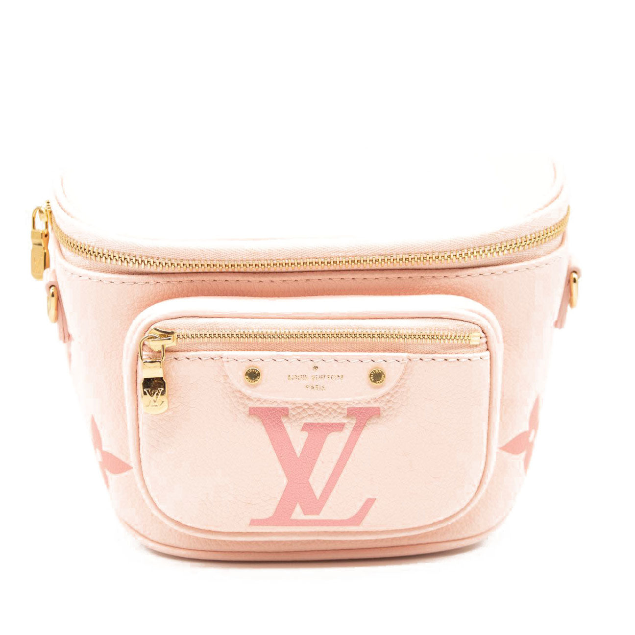 NEW Louis Vuitton Mini Bumbag Leather Pink Giant Embossed