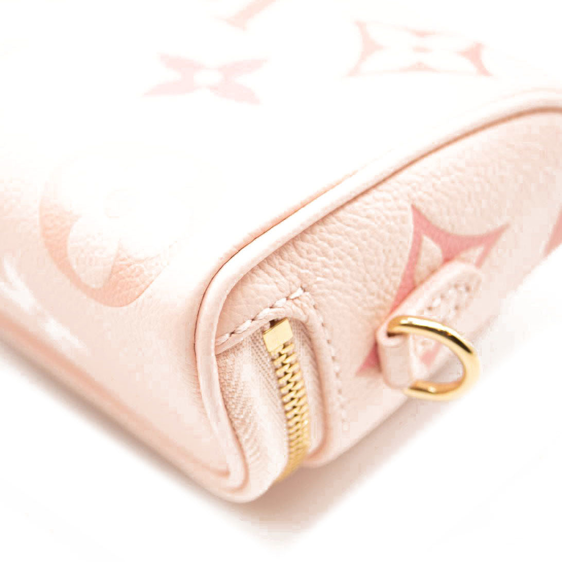 NEW Louis Vuitton Mini Bumbag Leather Pink Giant Embossed