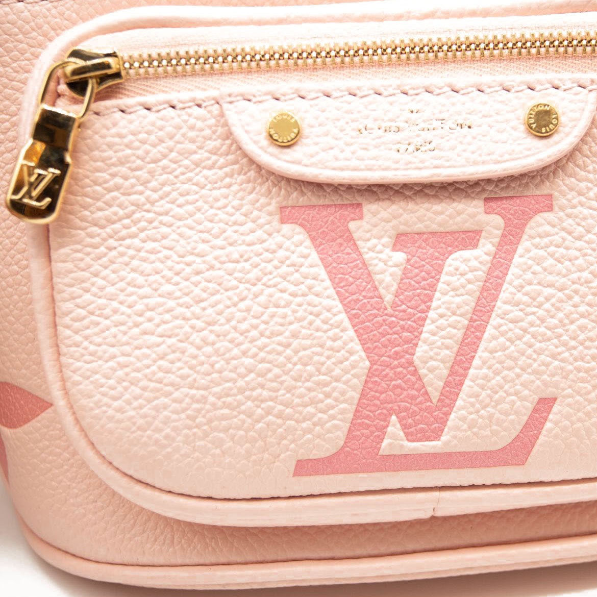 NEW Louis Vuitton Mini Bumbag Leather Pink Giant Embossed