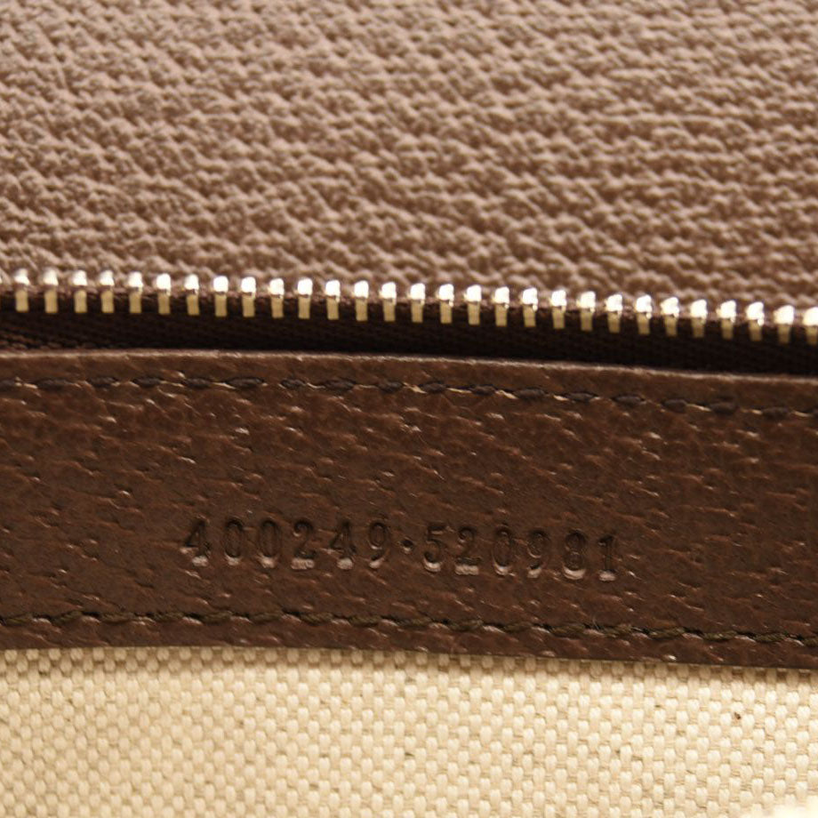 GUCCI Monogram Jumbo GG Textured Dollar Calfskin Medium Dionysus Camel Ebony New Acero