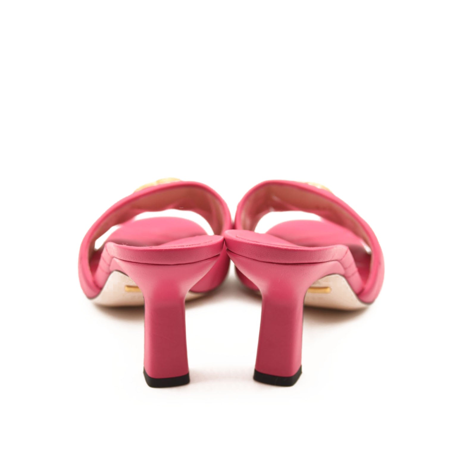 Gucci GG Quilted Slide Sandal (Women) Size 38.5 Pink Marmont