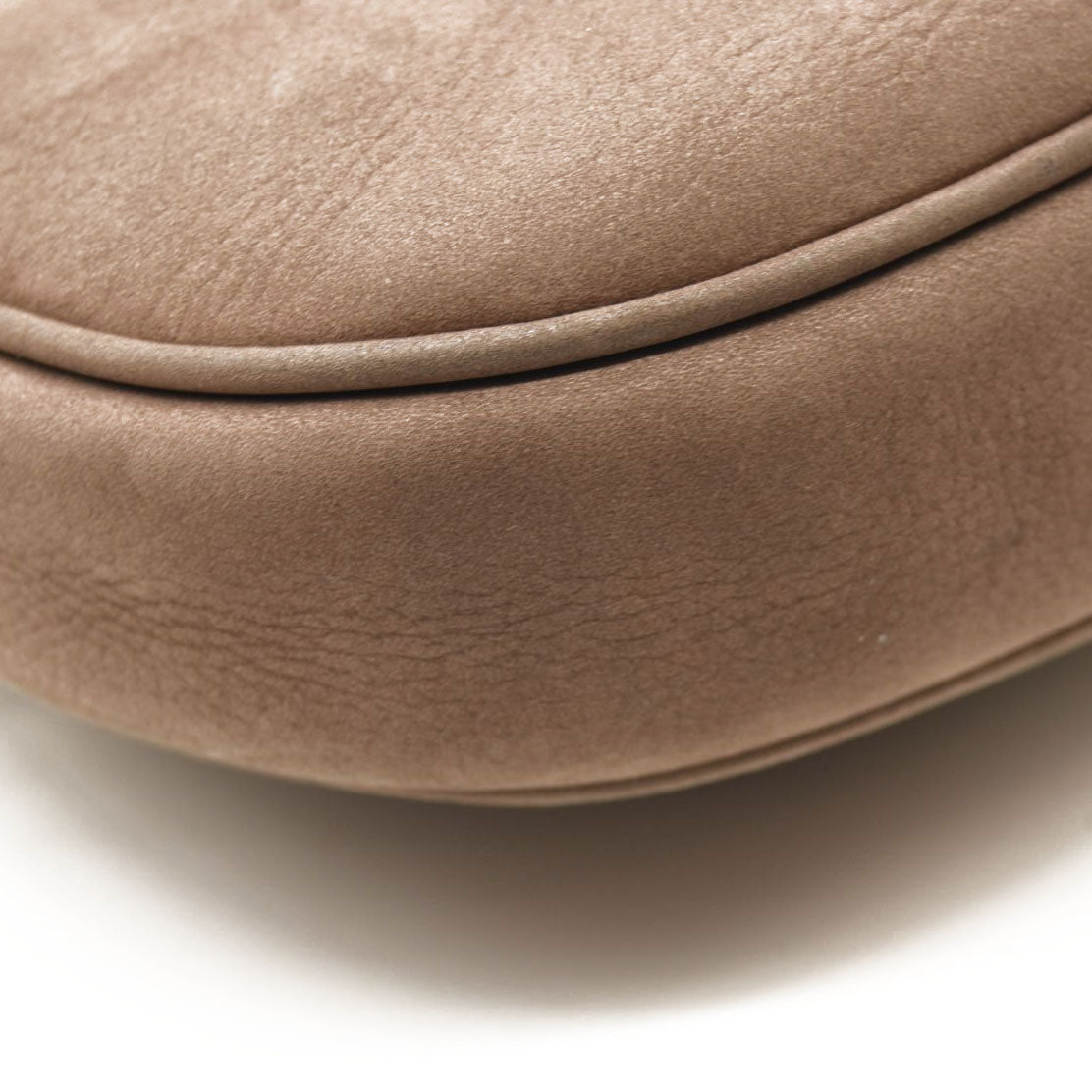 GUCCI Pebbled Calfskin Mini Soho Chain Bag Camelia