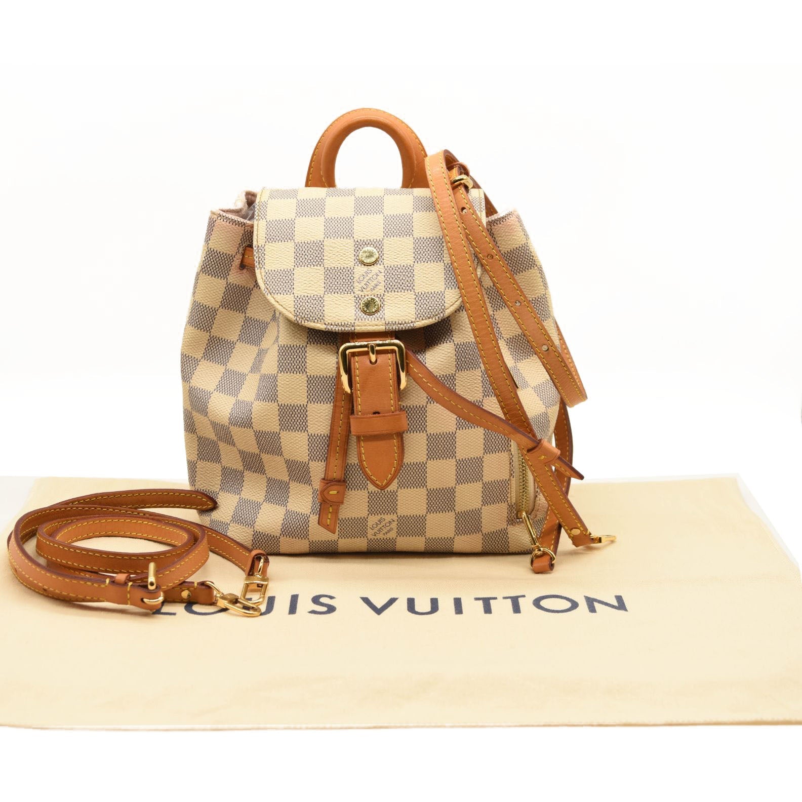 LOUIS VUITTON Damier Azur Sperone BB Backpack
