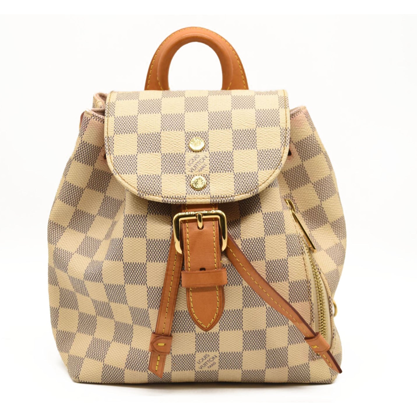 louis vuitton backpack checkered LOUIS VUITTON Damier Azur Sperone BB Backpack