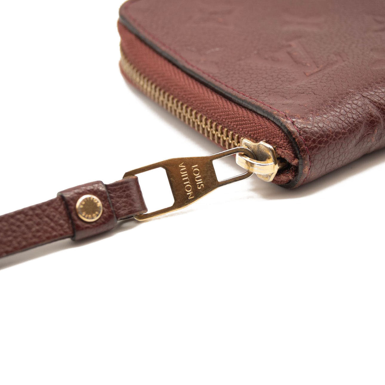 Louis Vuitton Empreinte Zippy Coin Purse Burgundy