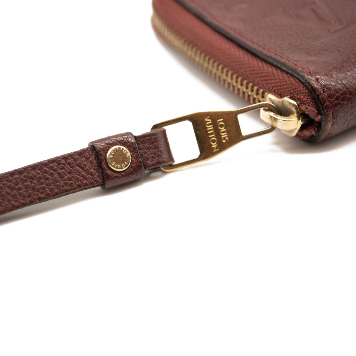 Louis Vuitton Empreinte Zippy Coin Purse Burgundy