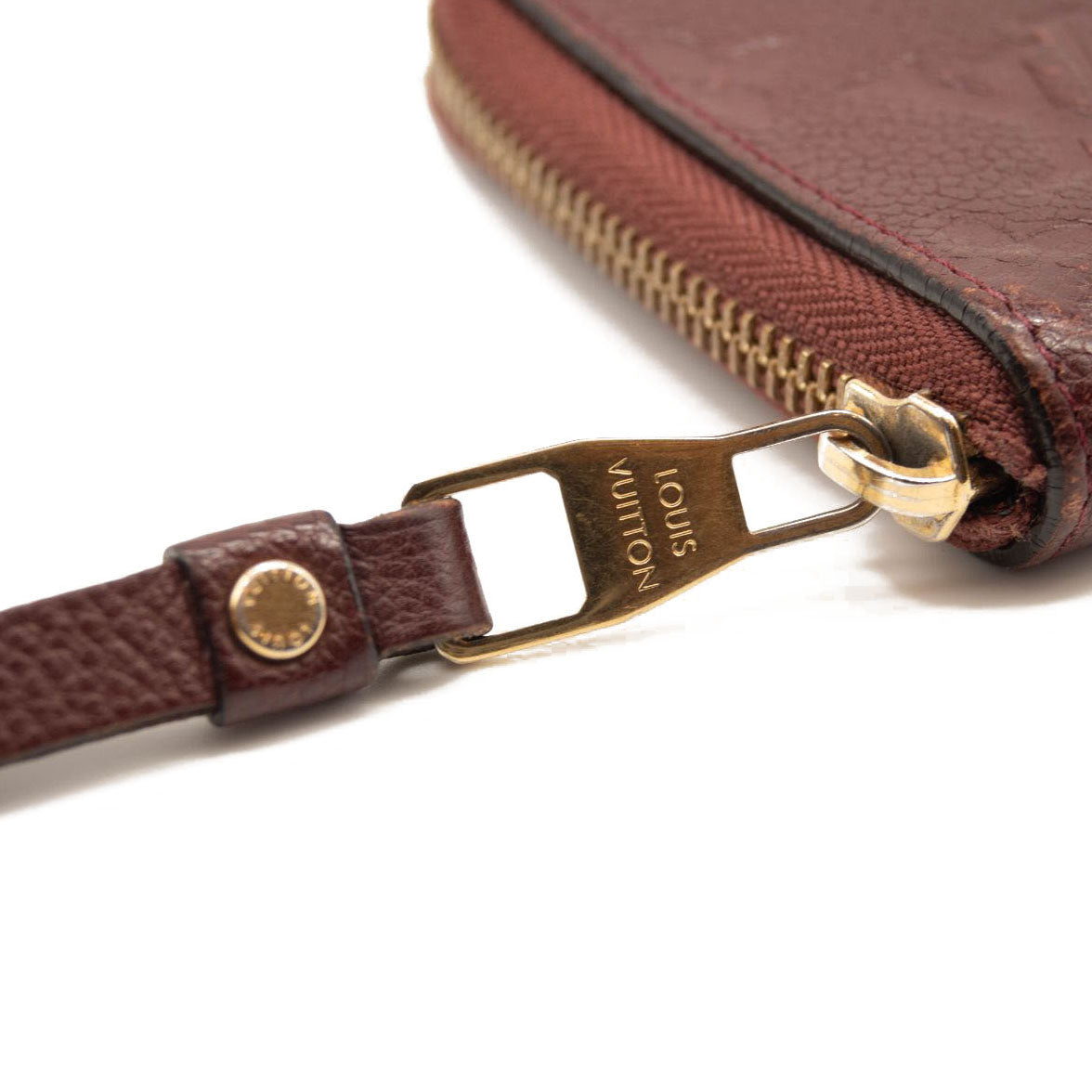 Louis Vuitton Empreinte Zippy Coin Purse Burgundy