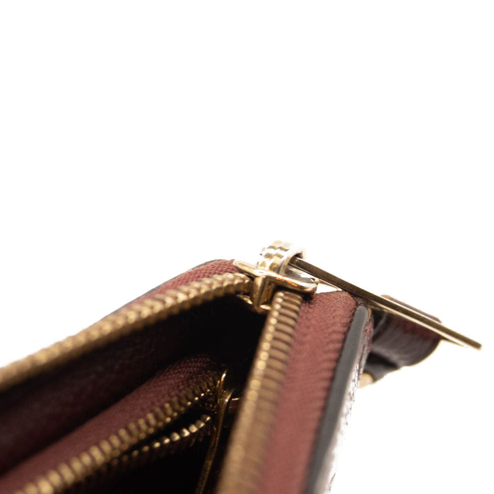 Louis Vuitton Empreinte Zippy Coin Purse Burgundy