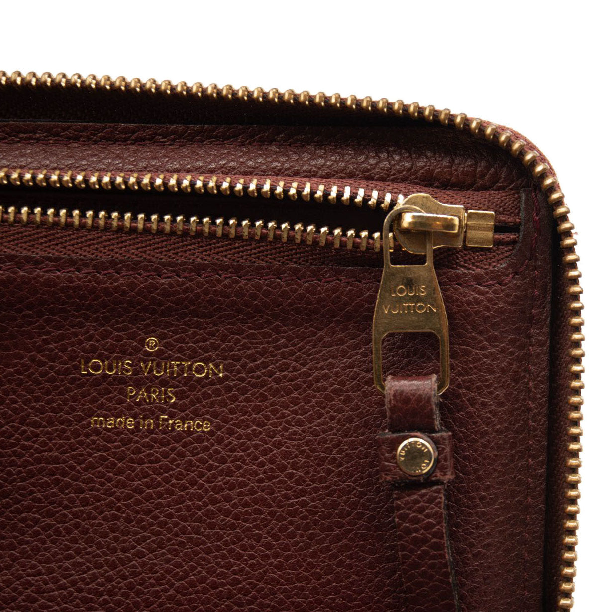 Louis Vuitton Empreinte Zippy Coin Purse Burgundy