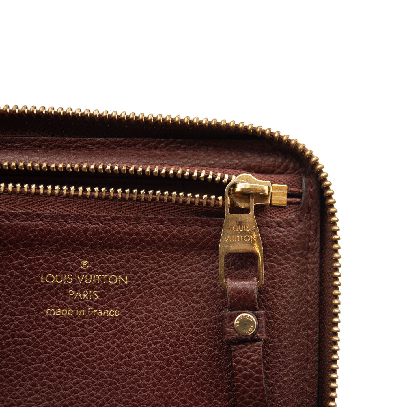 Louis Vuitton Empreinte Zippy Coin Purse Burgundy
